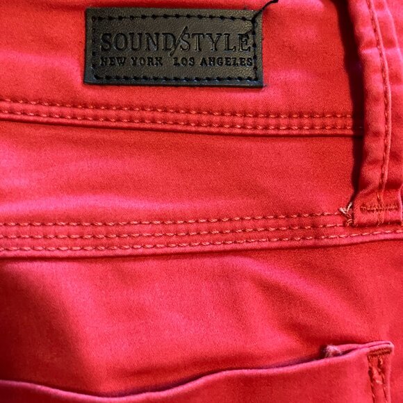 SoundStyle Red Jeans - Picture 2 of 7